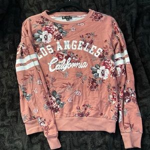 Floral Los Angeles Graphic sweatshirt